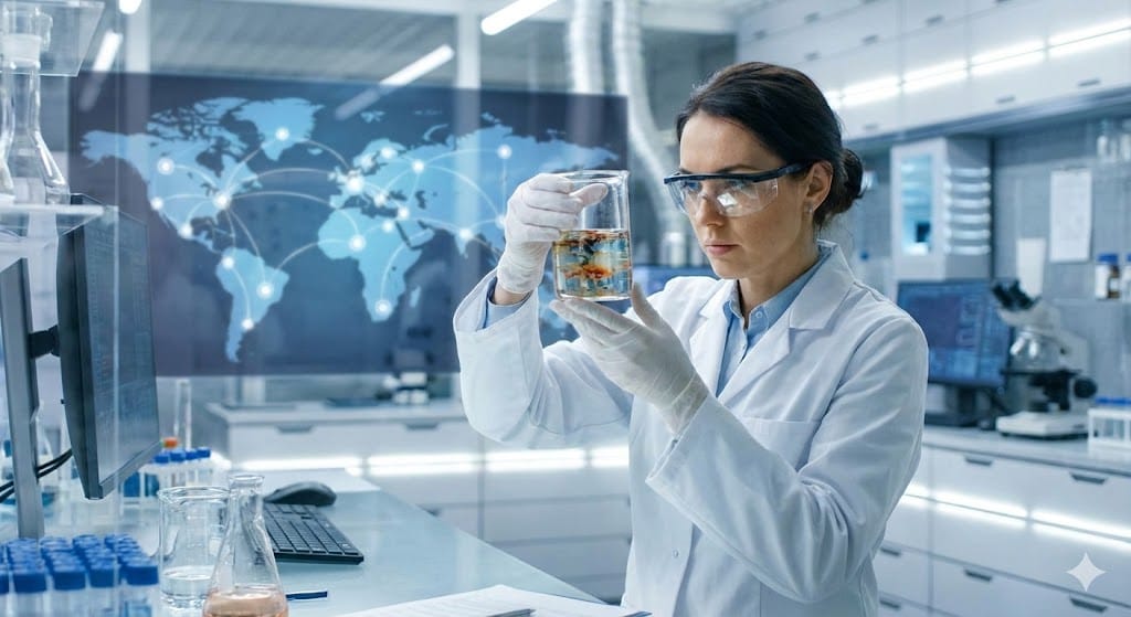 Chemist being a great chemical distributor