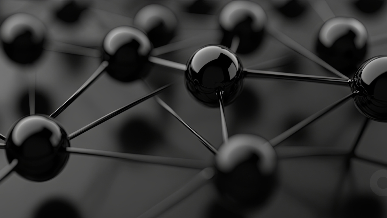 Macro closeup of activated carbon particles.