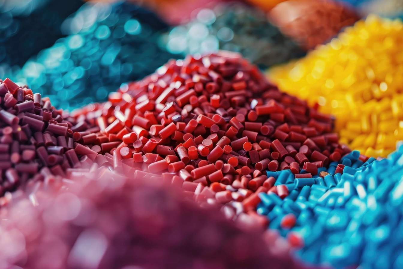 piles of multi colour plastics