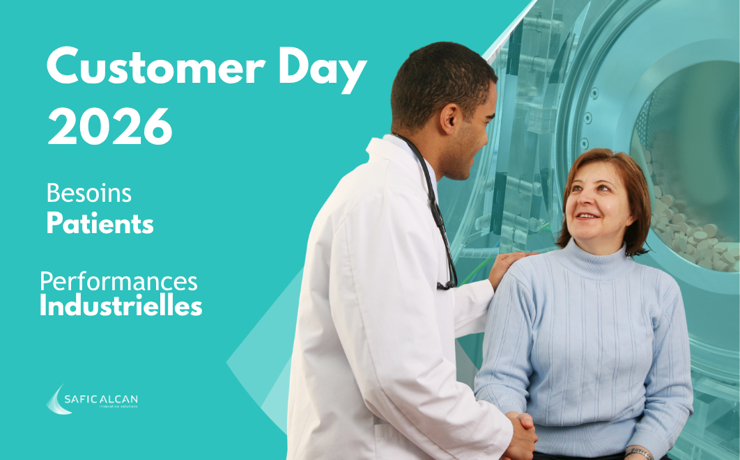 Customer day invitation for pharma market.