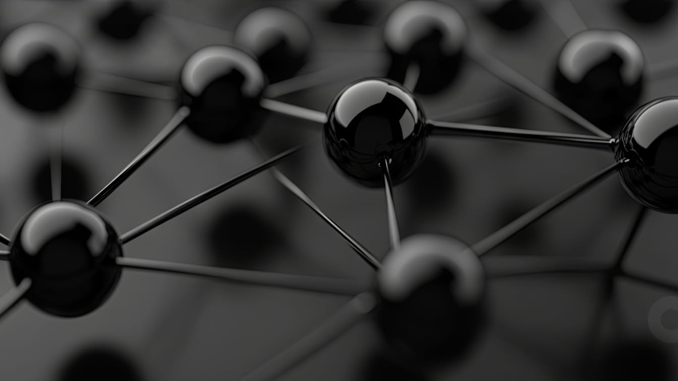 Macro closeup of activated carbon particles.