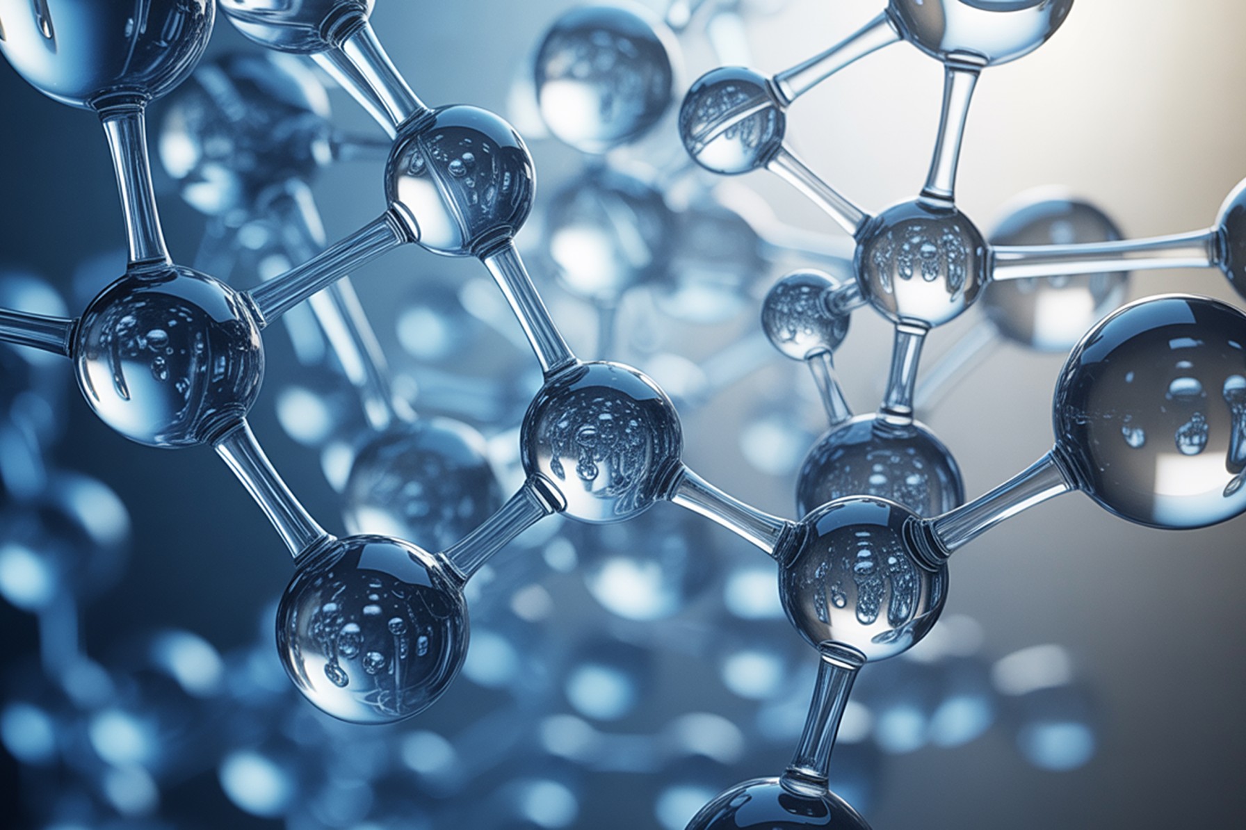 Abstract molecular structure.